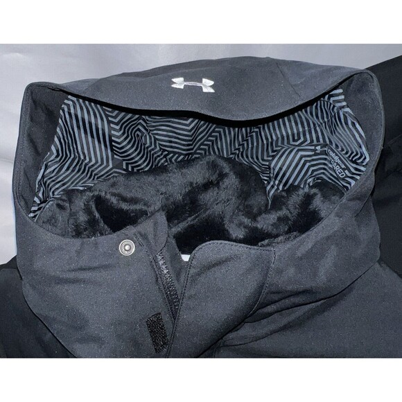 Under Armour Storm Proof Primaloft Black Ski Snowboard Jacket Women’s Small - Picture 7 of 16